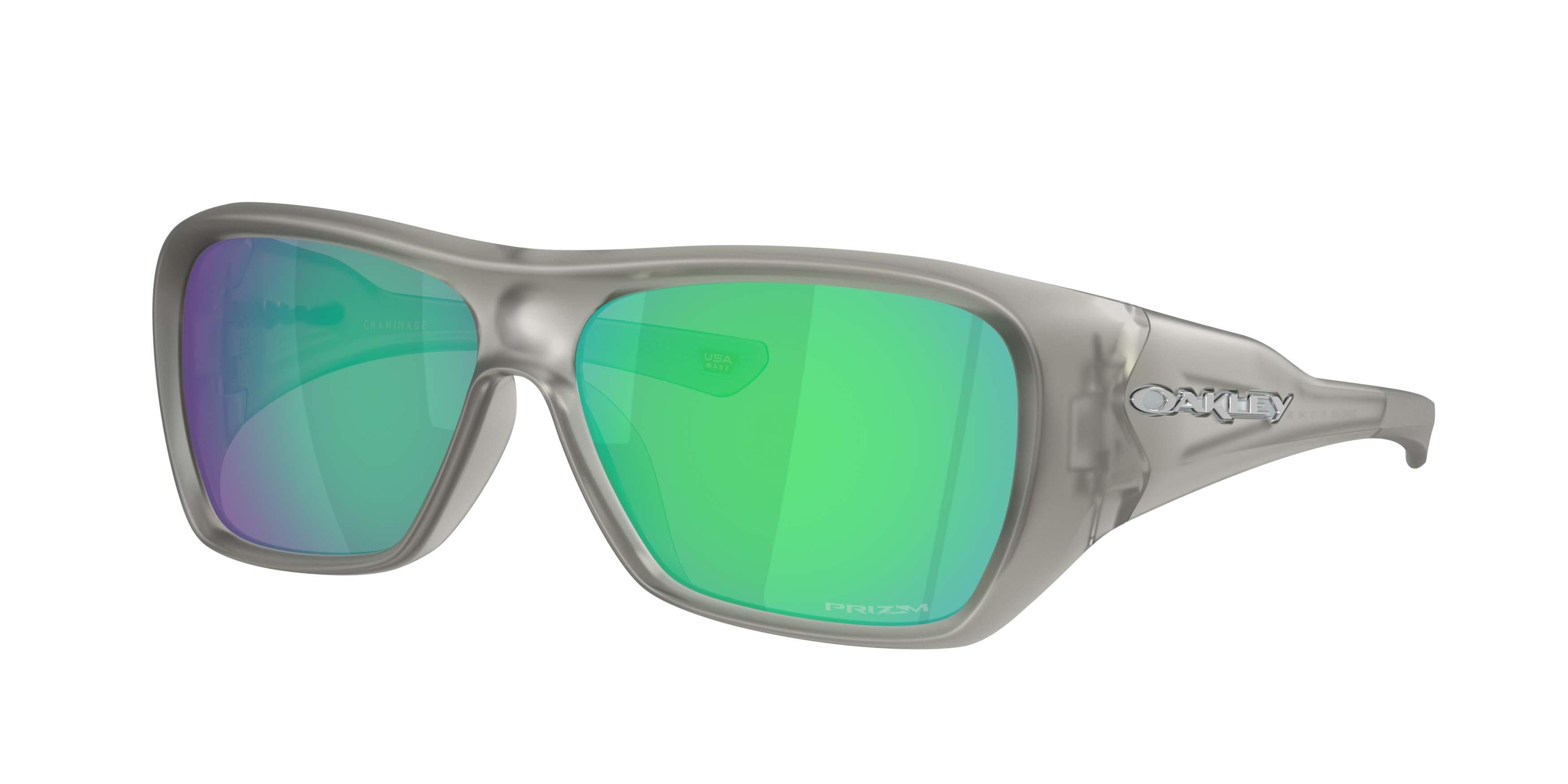 Oakley Chaminade Prizm Jade Sunglasses – Matte Grey Ink